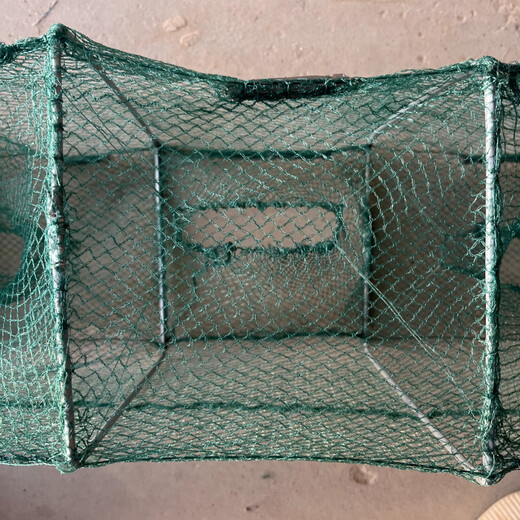 Shrimp pot fishing net, fish net, lobster net, thickened fishing pot, fish pot, shrimp net, river shrimp net, eel, loach and lobster net, 2.7 meters, 13 sections, 8 holes, full set of belt pendants