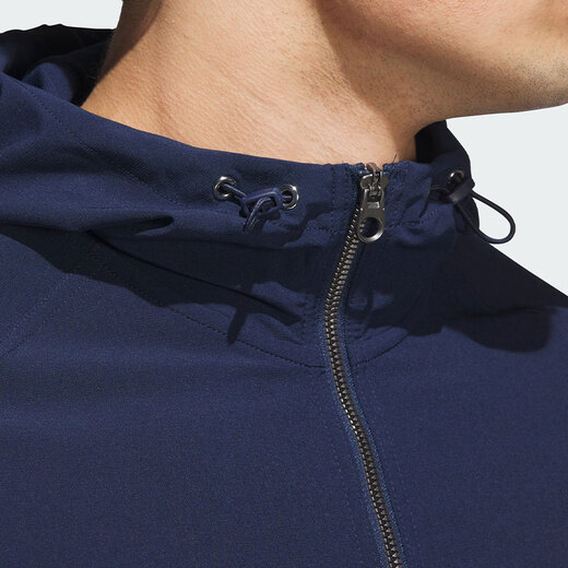 Adidas Jacke Herren 2025 Frühlings- und Herbst -New Fitness Training Sportswear Kapuze Windproof Casual Jacket JL7914 Academy Navy Blue S