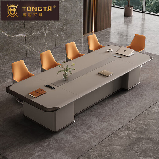 Tongta pintura mesa de conferencias mesa larga mesa de negociación simple mesa de entrenamiento grande moderna de lujo ligera sala de conferencias mesa de reuniones rectangular silla de conferencia con ruedas