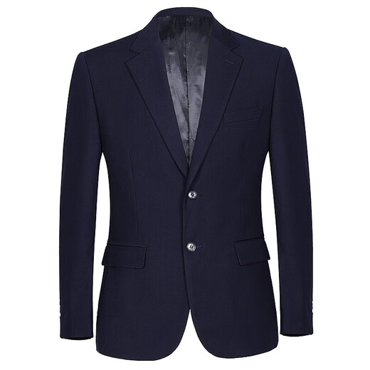 Youngor Men's Suit Sheep. Wool Spring and Autumn Middle-aged Business Suit Casual Suit Dress Jacket No Ironing Navy-No Slit-Two Buttons S 165 Recommended 115-120 Jin Jin equals 0.5 kg