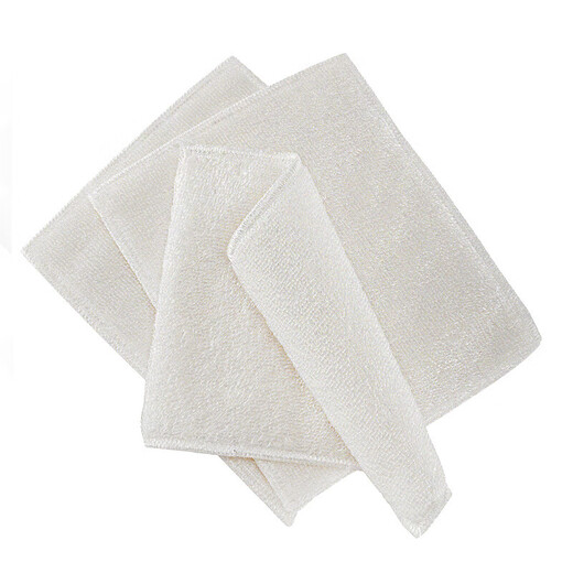 Zhao Lusi's same style bamboo fiber dishcloth, kitchen special non-stick oil, strong water absorption, housekeeping cleaning rag, 10 pieces in bulk (23*18cm)