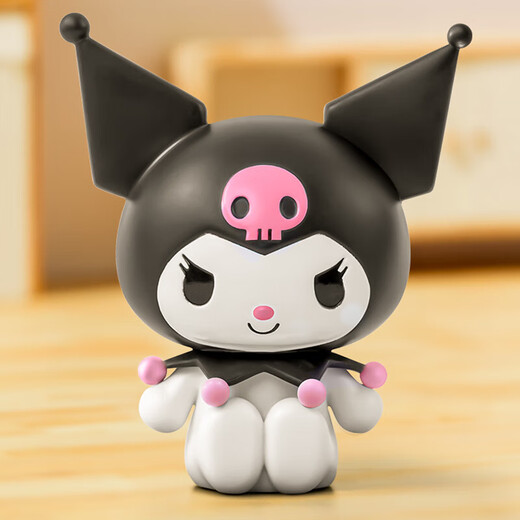 Kurome Creative Piggy Bank Bluetooth Speaker Desktop Ornament Trendy Cute Night Light Children's Birthday Gift Black Kurome-Piggy Bank Ornament