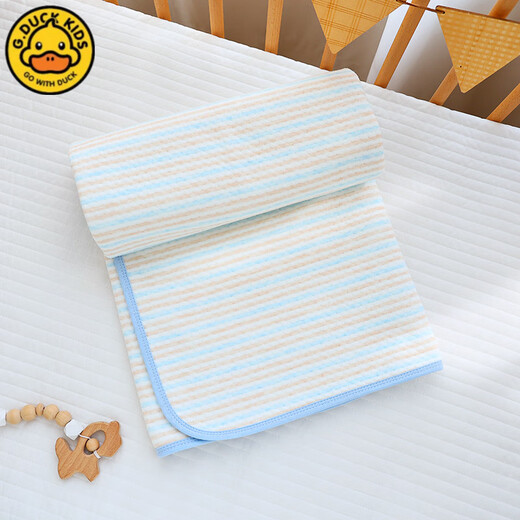 G.DUCKKIDSa color cotton baby diaper pad washable waterproof aunt sheets student dormitory small mattress overnight diaper pad pink striped 50*70cm