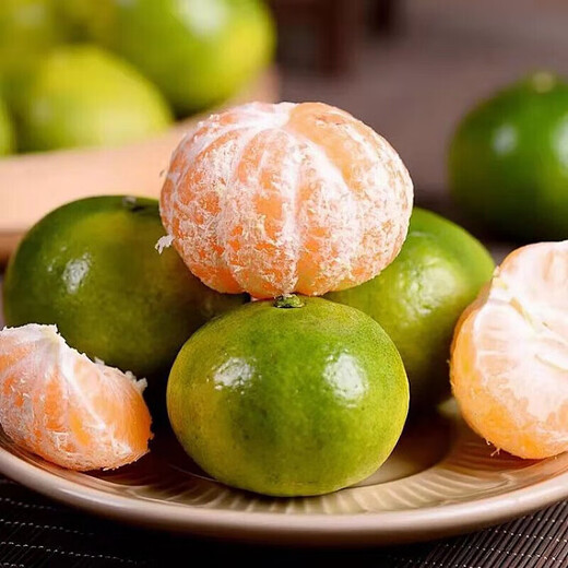 宜昌青皮蜜橘孕妇水果易剥皮应季水果橘子农家自种 三级果 宜昌蜜桔 三级果/带箱6斤