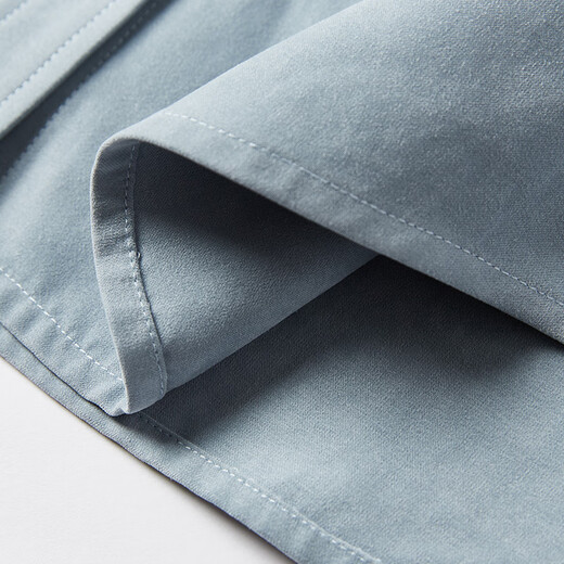 Xiangying blue lapel shirt for women 2025 winter new style velvet right shoulder light workplace commuting loose long-sleeved shirt Route Blue L 165/88A/110-125Jin Jin is equal to 0.5 kg