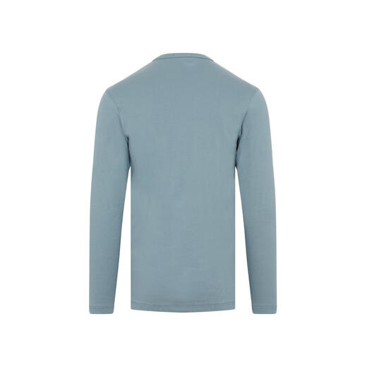 TOM FORD crew neck henley T-shirt blue XS
