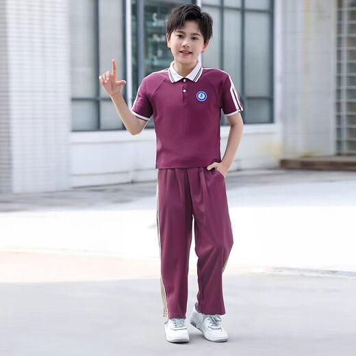 Fangtou Dongguan Tangxia Shuilin School Uniforms Burgundy Short Sleeve Uniform Trousers for Men and Women Burgundy Short Sleeves 130 Fangtou Dongguan Tangxia Shuilin School Uniforms Burgundy Short Sleeve Uniform Trousers for Men and Women Burgundy Short Sleeves 130