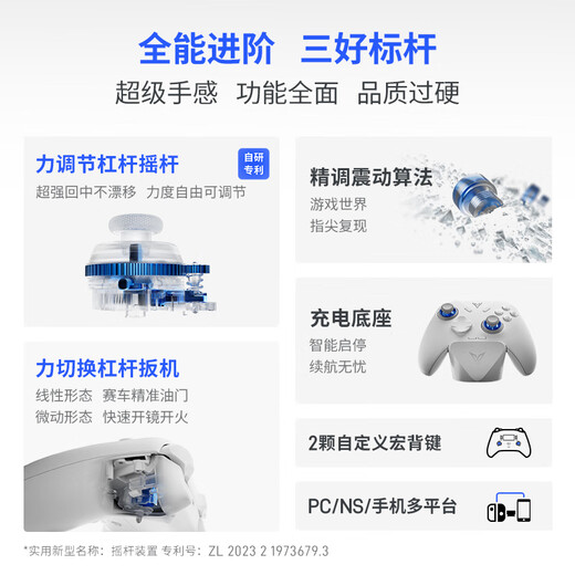 Feizhi Direwolf 3/Direwolf 4 multi-template wireless controller DW12C type xbox controller Switch/Steam Black Myth Wukong game controller Mingmo Yuanxu Feather controller hot new product Direwolf 4 multi-template