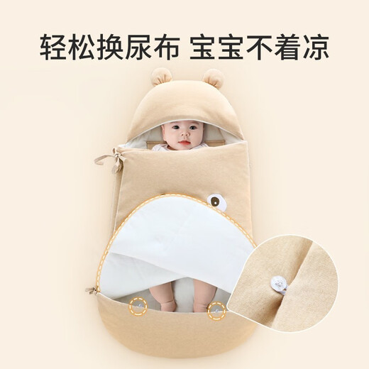 Colorful Dr. Baby Sleeping Bag Quilt Winter Newborn Baby Quilt Anti-jump Swaddle Newborn Quilt 0-1 Years Old Anti-Kick Quilt Colorful Cotton Bear Minnie Color