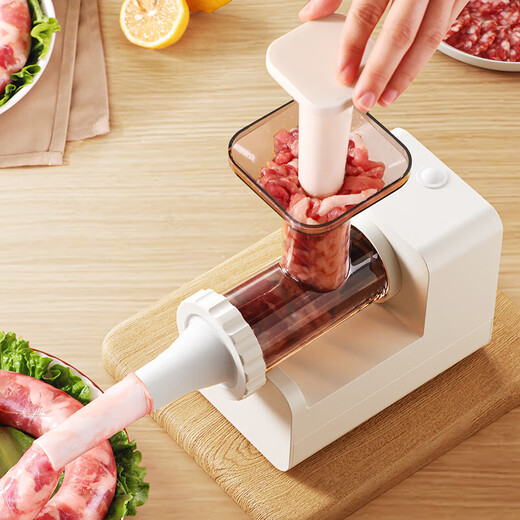 Electric sausage filling machine, household sausage machine, sausage artifact, fully automatic sausage making tool, automatic sausage filling machine, four enema tubes + meat pounding stick, 120W high power/no burning machine