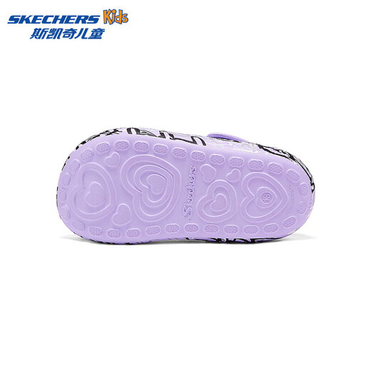 Skechers Girls' Shoes Parent-child Shoes Sports Shoes Summer Croc Shoes Soft Mesh Anti-collision Toe 314093L Lavender/LAV 36