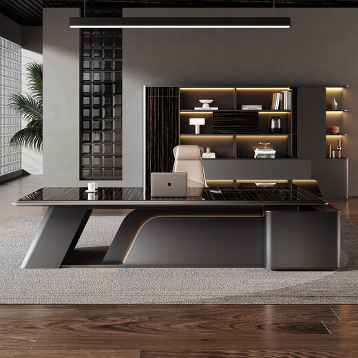 Guanjuenad high-end boss desk office desk and chair combination simple modern president desk leadership office furniture manager executive desk boss desk custom color color card