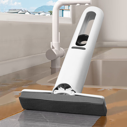 Household electric cleaning brush USB rechargeable electric brush necessary for general cleaning, floor brush, shoe brush, pot electric mop, broom cleaning artifact, 1 mop handle + 2 replacement cotton heads