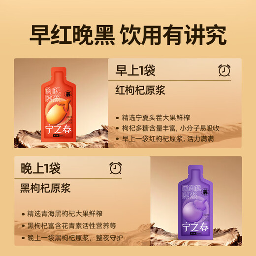 Ning Zhichun Red and Black Wolfberry Raw Pulp 1200ml Profesor Festival Festival Regal Box Zhongning Wolfberry no agrega regalos a los ancianos