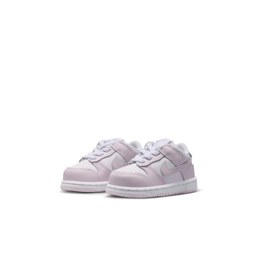 Nike baby easy-to-wear flat sneakers winter boys and girls baby sneakers NIKE DUNK FB9107 128 white/light violet/light violet 26