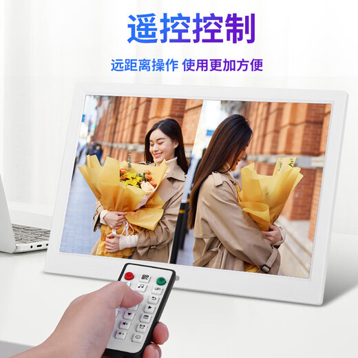 Shockwave 15-Zoll-Digitalfotorahmen, elektronische Fotoalbum-Werbemaschine, 7/8/10/12/17-Zoll-Videofoto-Musikständer, kommerzielle Super-Werbung, automatische Wiedergabe, 15-Zoll-Ultra-Clear_(16G_U-Disk)