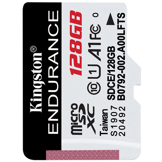Kingston TF (Micro SD) driving recorder mobile phone monitoring special memory card home camera 360 panoramic large capacity high-speed memory card U1 C10 A1 SDCE stellar card 128G continuous recording erasable and durable