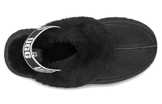 UGGFunkette comfortable wear-resistant thick sole fashion sandals women's black 36