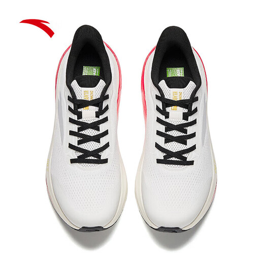 ANTA Good things happen PG7丨Lvbu V2 cushioning running shoes men's breathable running shoes 2026 Year of the Horse red sports shoes for men Papery White/Classic Red/Grey-1 Good things happen in the Year of the Horse color 42 (Male 8.5)