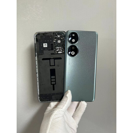 Second-hand disassembled back cover original glass back cover Honor 90/90pro back case battery cover rear screen case Honor 90pro back cover Ice Feather Blue 99 new case