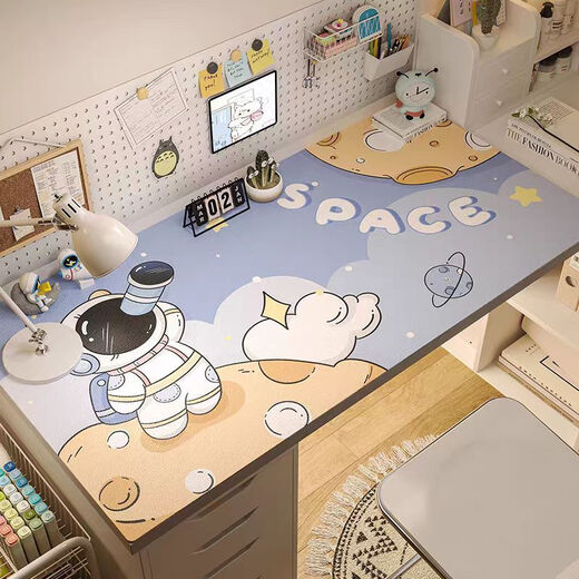 Yusenyi Schreibtischunterlage, Computer-Schreibtischunterlage für Studenten, Kinder, wasserdicht, waschbar, zum Lernen, Schreiben, Kommode, Desktop-Schutz, Schreibtischtuch, Englisch, 80 x 100 cm