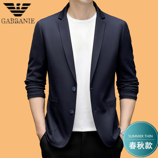 AX Armani Men's Western Autumn New Slim Business Casual Jacket XF23 Khaki M 170 (95-120Jin Jin equals 0.5kg)