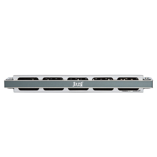 Dunhuang Dinghuang 24-hole single-hole single-note harmonica, silver DD24 C key, professional performance