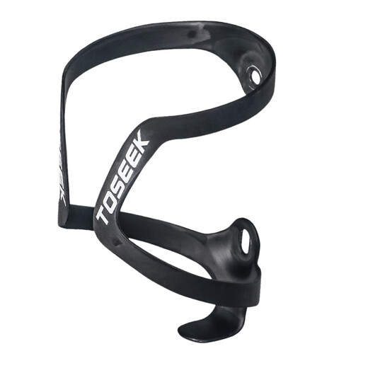 TKHE ultra-light bright mark carbon fiber road mountain bike folding bicycle rack water bottle rack water bottle seat frame UD matte + white bright mark (screws)