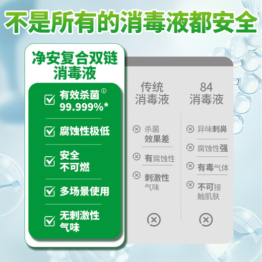 Jing'an quaternary ammonium salt disinfectant 1L/bottle children's toys clothing floor sterilization pet environment disinfection non-84 alcohol