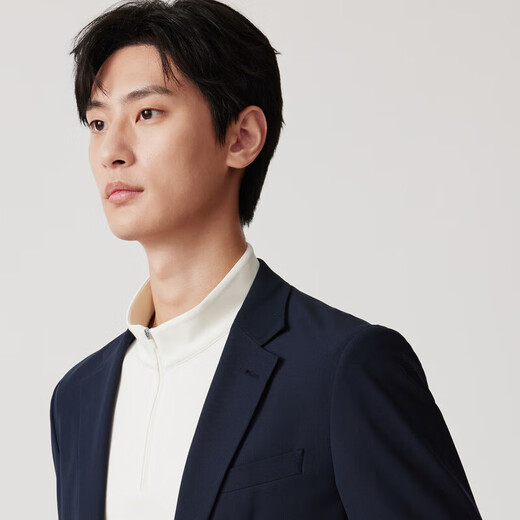 Jiumuwang Men's Single Suit Men's Shopping Mall Autumn and Winter Business Workplace Skin Friendly and Comfortable Quality Suit Jacket for Men