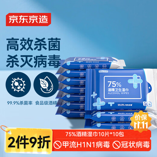 Made in Tokyo, 75% alcohol wipes 10 pieces