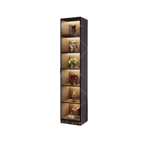 Jiaojing lw0 wine cabinet living room hand-made display cabinet 2025 ready-made simple household vertical cabinet against the wall light luxury glass light luxury white single door model supports ready-made support ready-made induction
