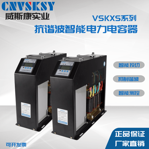 Viscon Intelligent Reactive Power Compensation Anti-harmonic Intelligent Power Capacitor Harmonic Control Filter Intelligent Capacitor VSKXS-15/480V-7