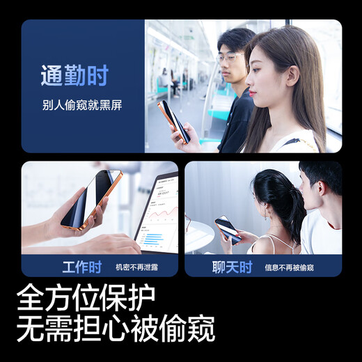 Flash Magic is suitable for Apple 17promax tempered film iPhone17/17ProMax mobile phone film 360-degree anti-peep film anti-fall anti-fingerprint glass anti-peeping 17ProMax 360 comprehensive anti-peep dust-free warehouse second sticker | damage guarantee