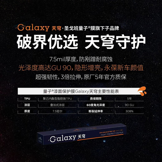 Quantum Film Sky Dome Series Car Paint Protective Film Bright Invisible Car Cover Film Full Body Film TPU Anti-Yellowing Brightening Anti-Scratch Hot Repair Kit Construction International Brand