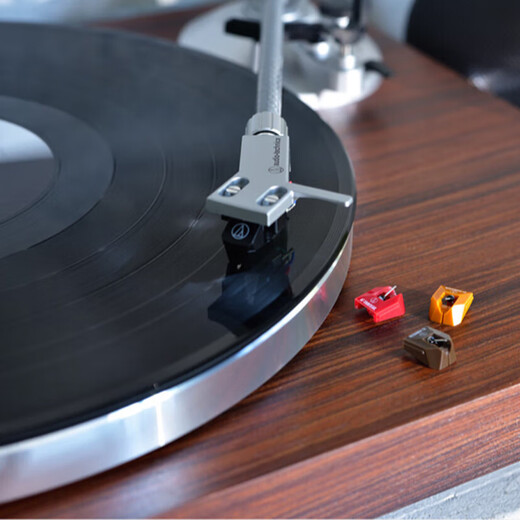 Marshall ACTON III Speaker Blue + Audio-Technica AT-LPW50BT Rosewood Decoration Bluetooth Wireless Vinyl Record Player