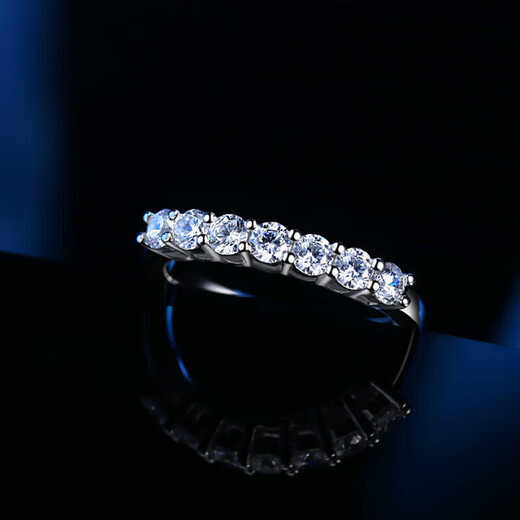 DR single row diamond ring, moissanite diamond ring, diamond ring, stacked small guard ring for women, tail ring for Valentine's Day, seven-star row diamond ring for women, please contact customer service for remarks