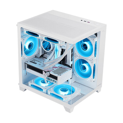 Inno3D RTX5060 host new product 5700X AMD R7 5700X/5050/RTX5060Ti Delta mobile gaming computer host desktop complete machine diy assembly machine R7 5700X+RTX5060TI white丨Configuration six