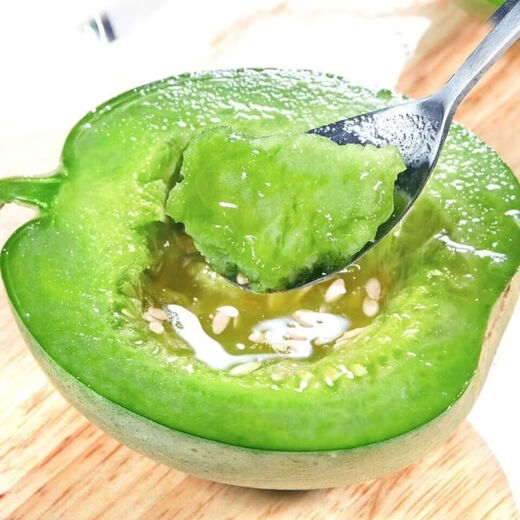 Emerald melon seeds, thin-skinned, super-sweet cantaloupe seeds, spring green-skinned, crispy melons for all seasons, early-maturing, high-yielding cantaloupe seeds, emerald melon seeds/pack, about 100 pieces, 3 packs