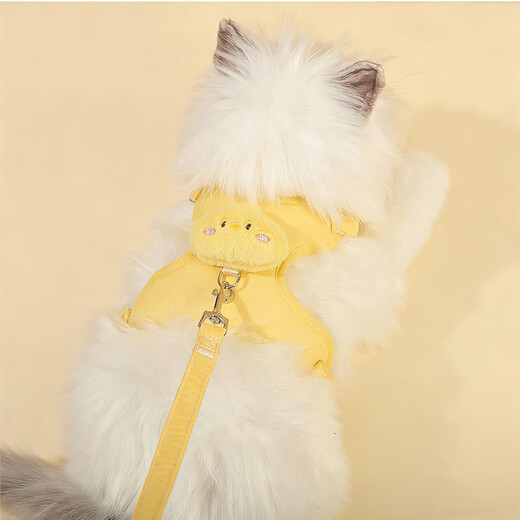 Bo Naling cat traction rope cat rope chest harness walking cat rope cat rope vest pet anti-breakaway escape harness chain