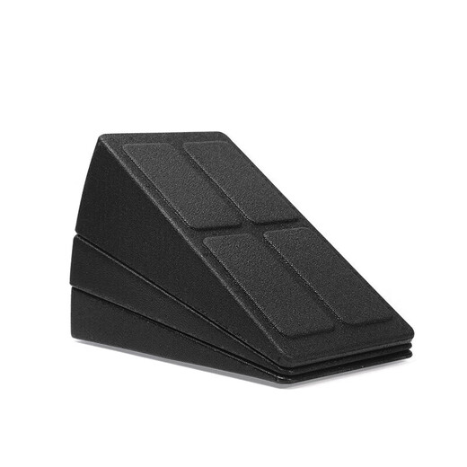 Universal Multifunctional Rehabilitation Triangular Bricks Triangular Fascia Rehabilitation Bricks Lajin Pilates Yoga Incline Turn Black Pair EVA