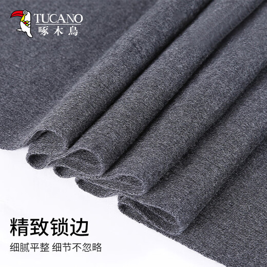 Woodpecker (TUCANO) Year of the Horse limited wool scarf for men's zodiac sign red scarf and scarf for New Year gifts for boys