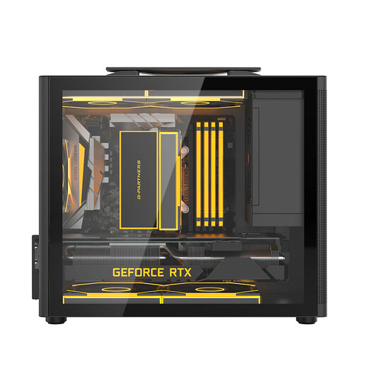 AMD Ryzen R5 5600/9600X/R7 5700X host complete machine/7650GRE/RTX5060 mini host itx host mini portable DIY computer assembly machine desktop configuration three丨R5 5600+RTX3050