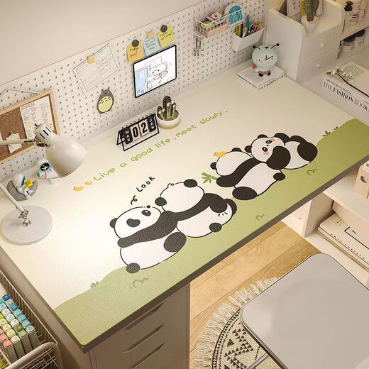 Yusenyi Schreibtischunterlage, Computer-Schreibtischunterlage für Studenten, Kinder, wasserdicht, waschbar, zum Lernen, Schreiben, Kommode, Desktop-Schutz, Schreibtischtuch, Englisch, 80 x 100 cm