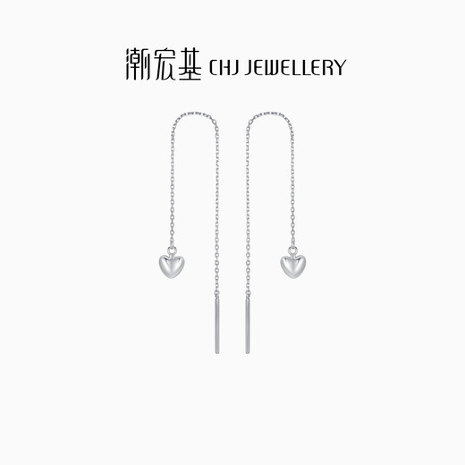 Trendy Acer Platinum Love PT950 platinum ear wire women's earrings as a birthday gift for girlfriend, priced at about 0.5g per pair
