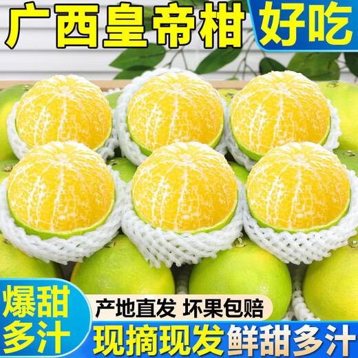 Guangdong Ying Guangxi Emperor Mandarin pure sweet fruit thin-skinned tangerine mandarin orange Wogong mandarin orange bursting juice is delicious and inexpensive fresh 5 Jin Jin equals 0.5 kg Selected fruit bursting sweet and juicy Net 4.5 Jin Jin equals 0.5 kg