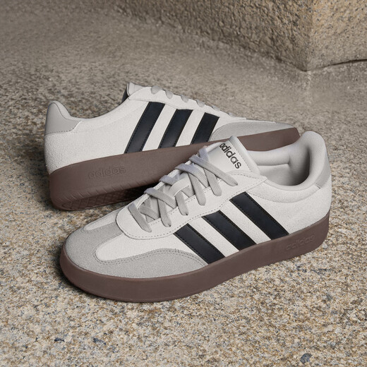 
adidasT toe shoes BARREDA board shoes German training shoes men and women Adidas light sports gray/black/resin yellow 42
