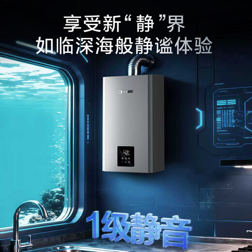 NORITZ Huixin Jingjie PRO 16 liter gas water heater natural gas first level silent water volume server whole house constant temperature silver ion antibacterial 16EQ42AFEX