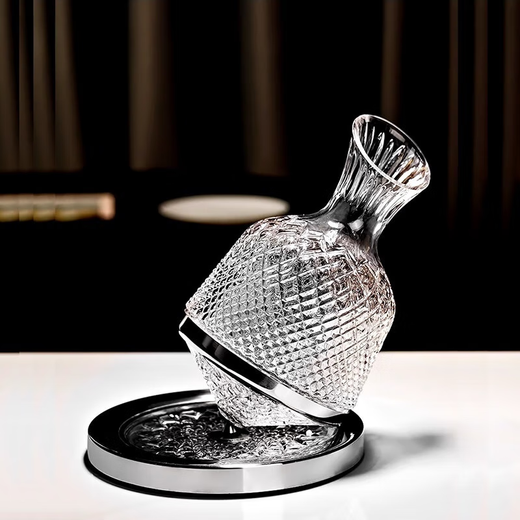 Interesting appliances European light luxury red cup set waker crystal burgundy goblet grape cup home set rotating gyro waker