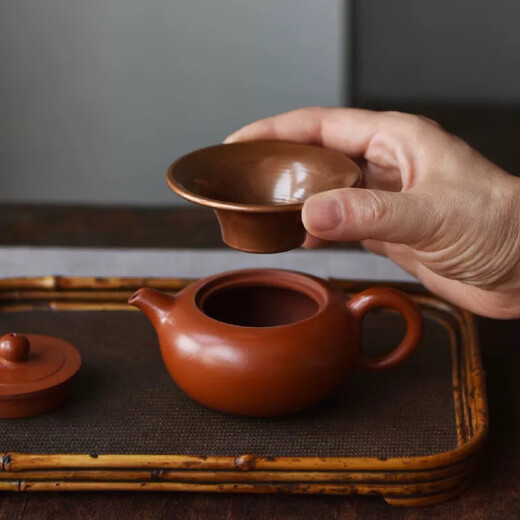 Dekeou Creative New Copper Funnel Tea Inserter Tea Filter Introducing Tea into the Pot Mouth Tea Taker Tea Leak Tea Ceremony Accessories Copper Funnel